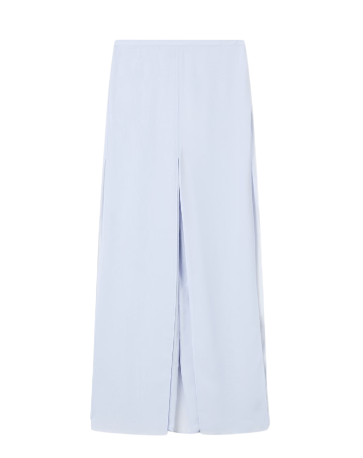Techno Georgette Invisible Side Zip Culottes