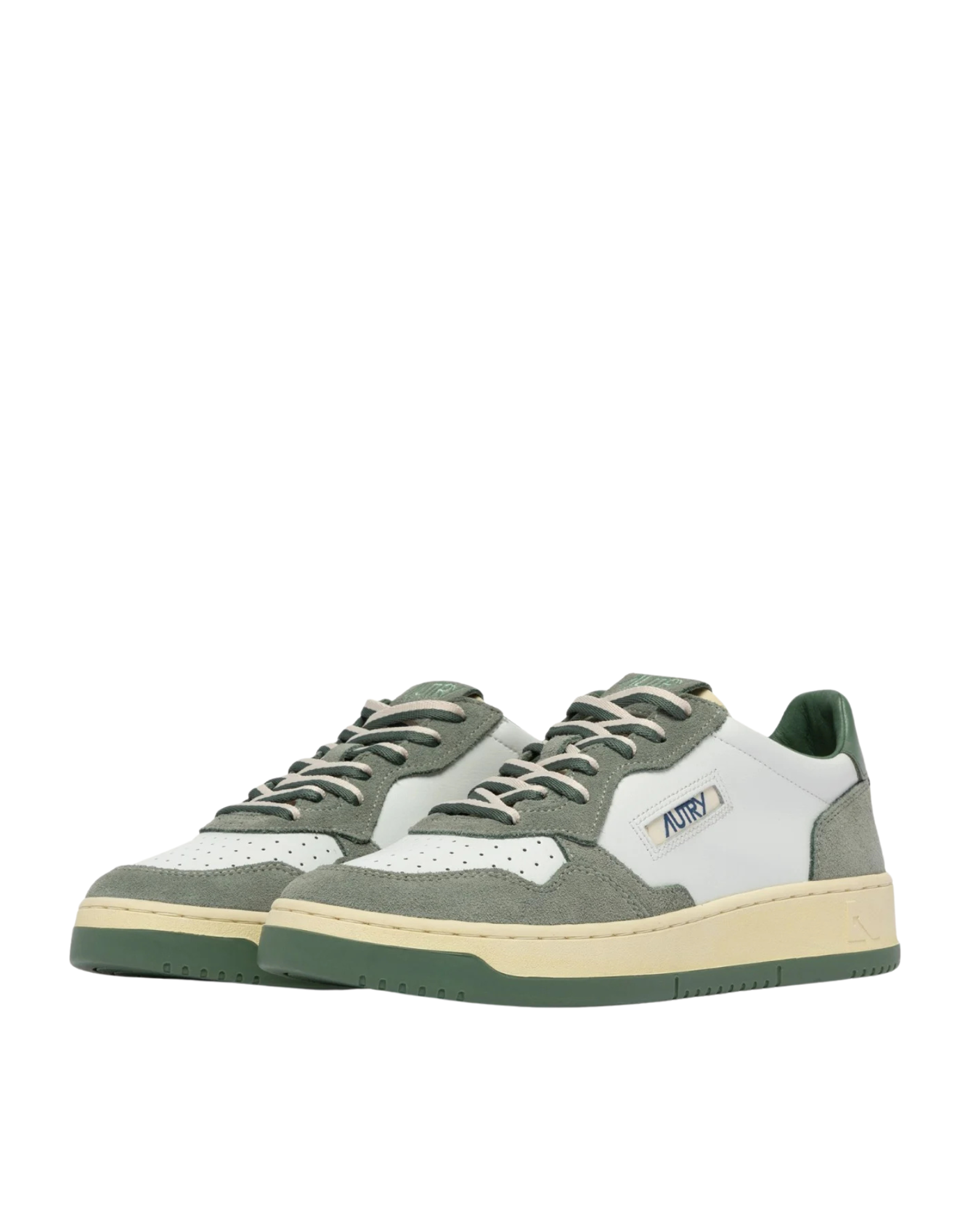 Medalist Low Men’s White/Green Sneakers