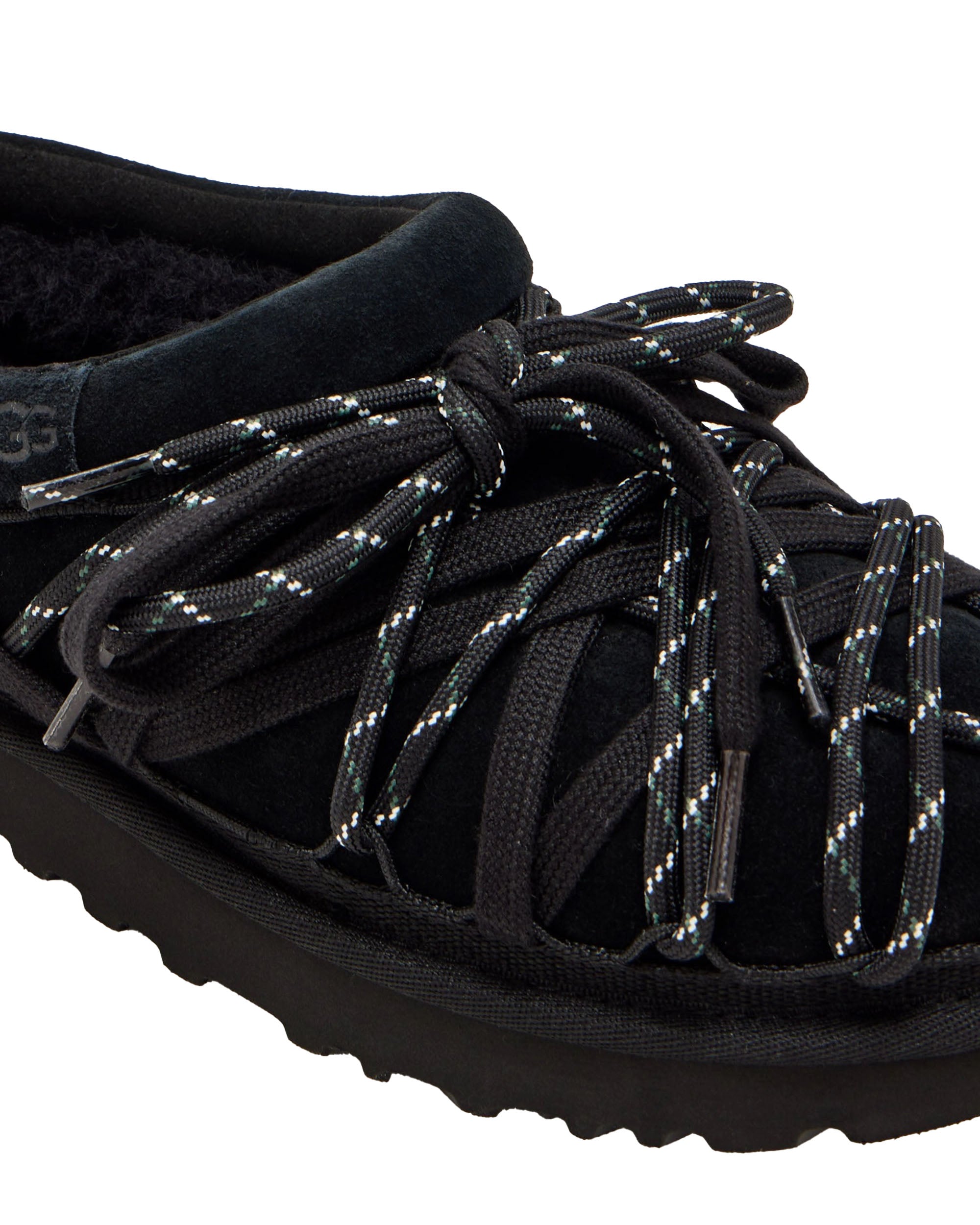 Black Tasman Lace Slip-On