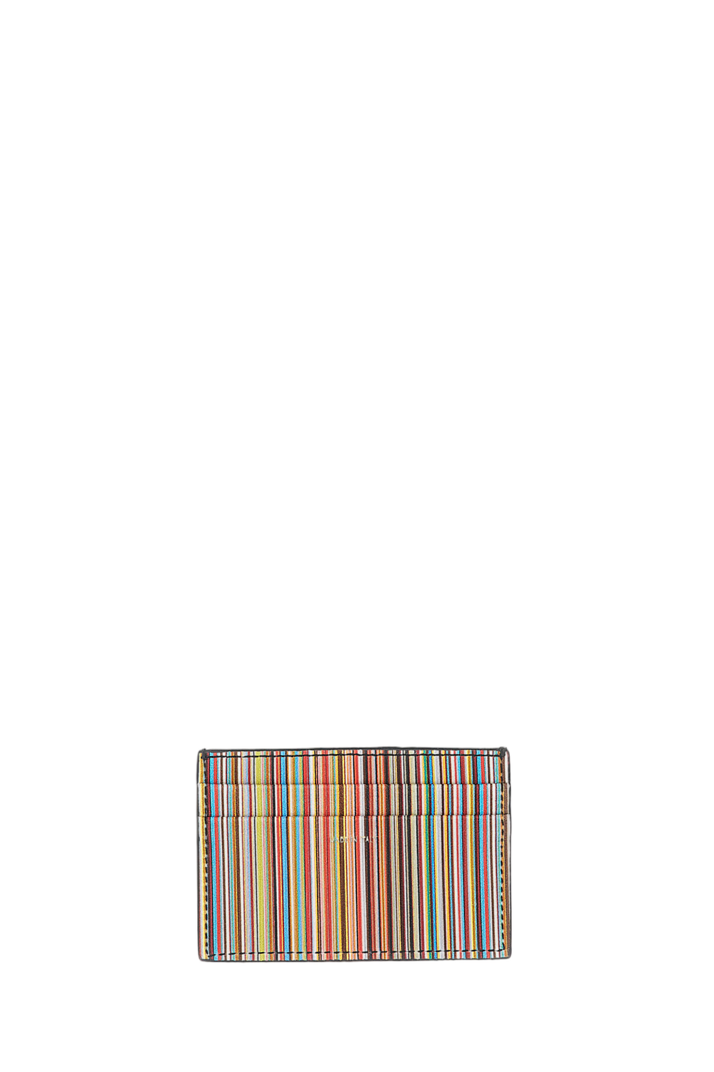 Black Multicolor Leather Card Holder