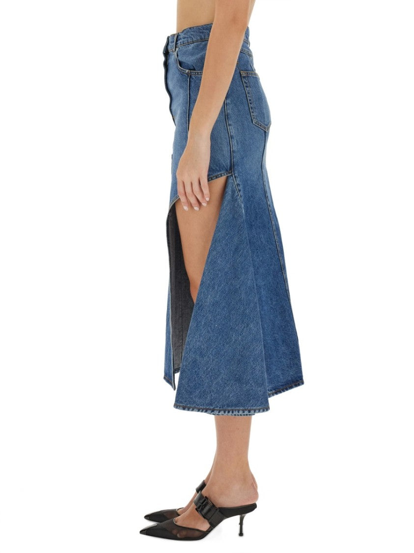 Pencil Skirt With Cut-Out