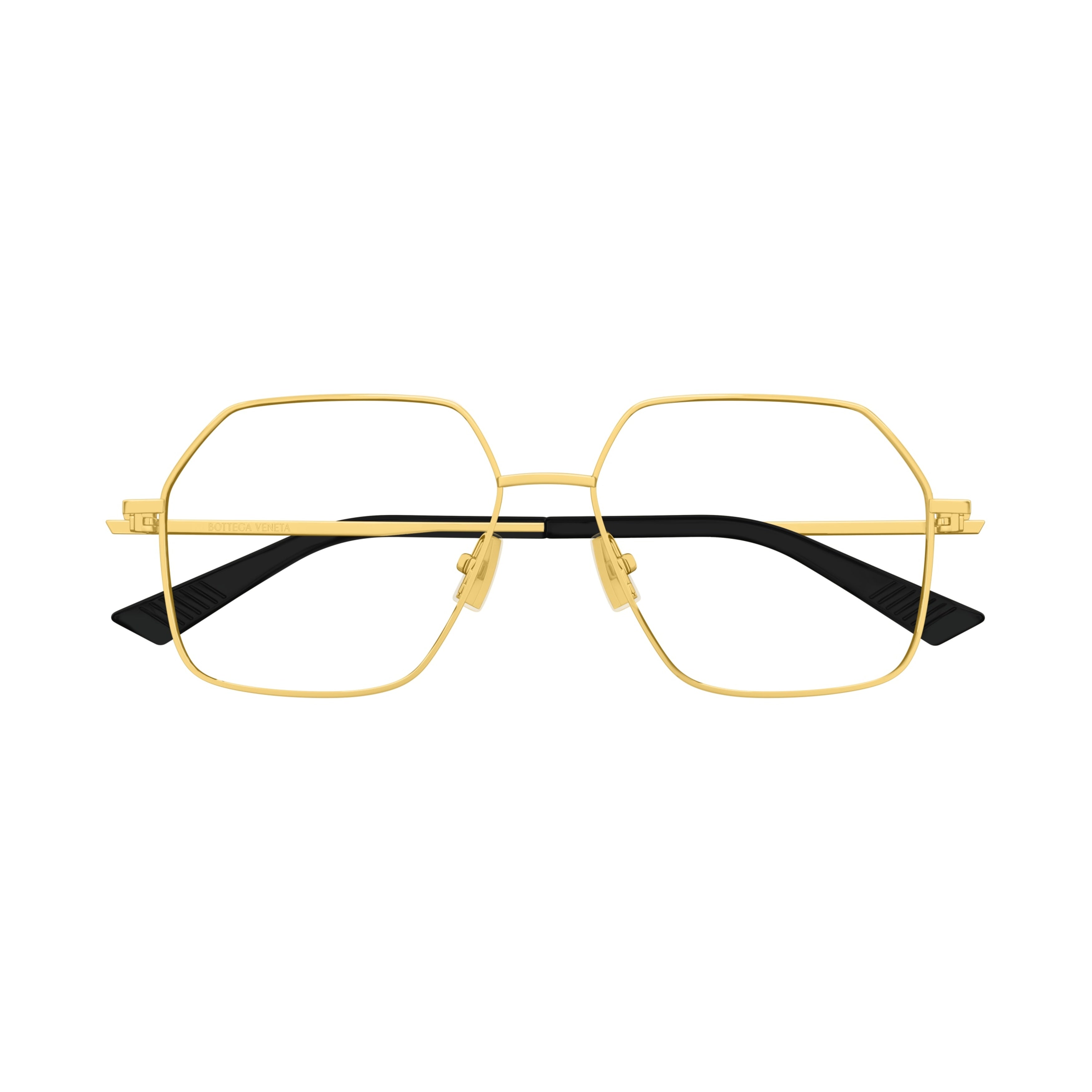 Bv1332o Geometric Oversized Square Frame Metal Eyeglasses