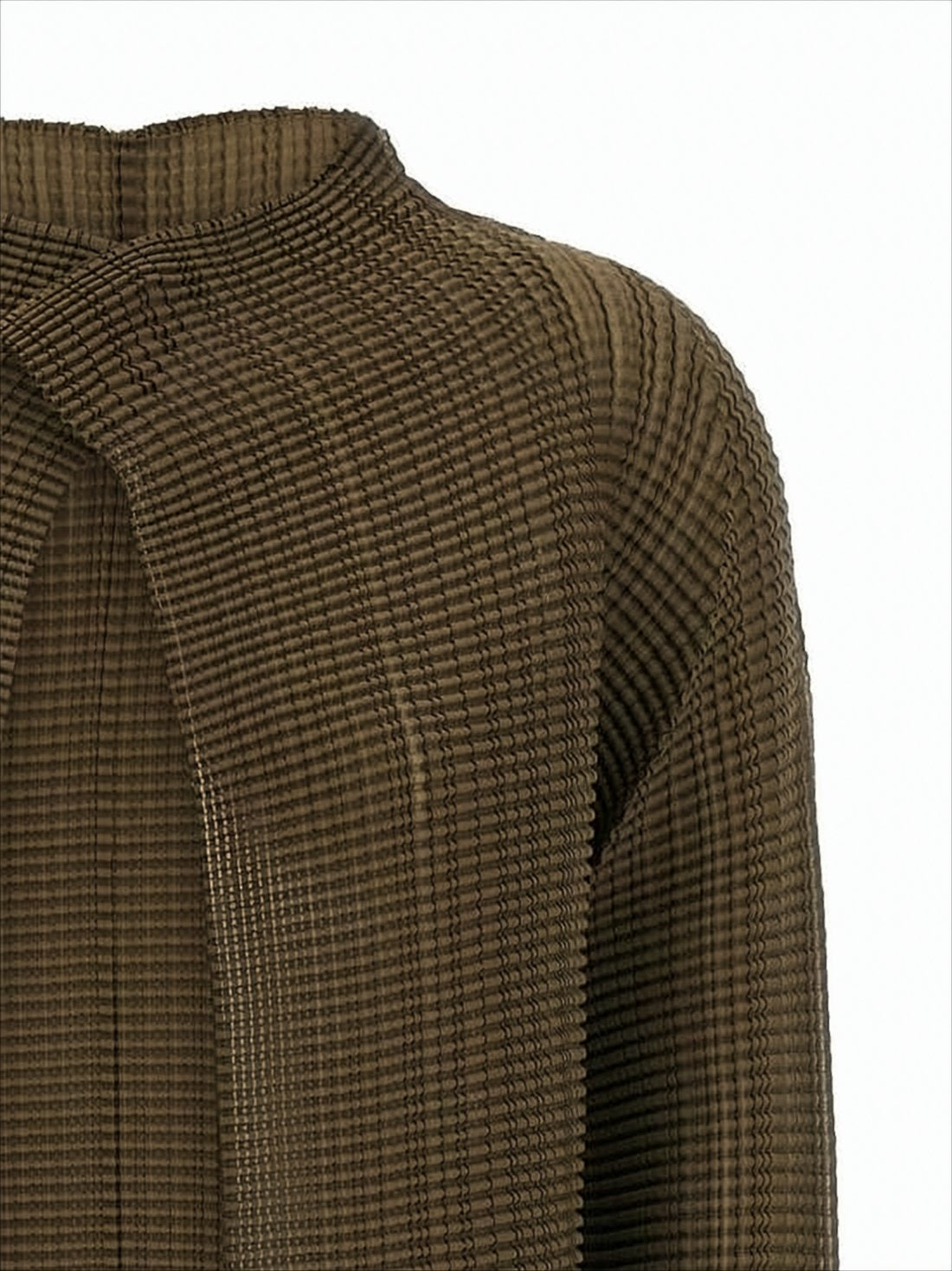 Textured Pleated Shirt