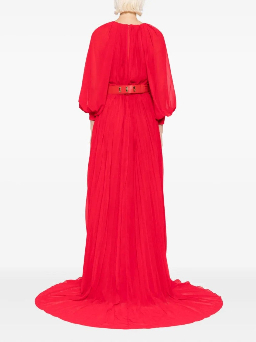 Pleated Long Dress