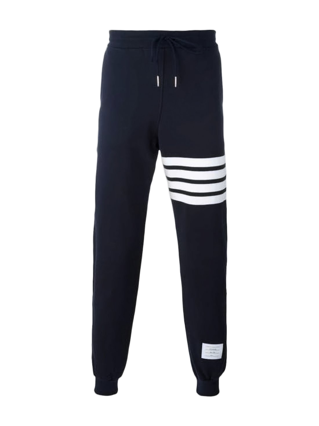 Black Jogger Pants with Distinctive Stripe Detail
