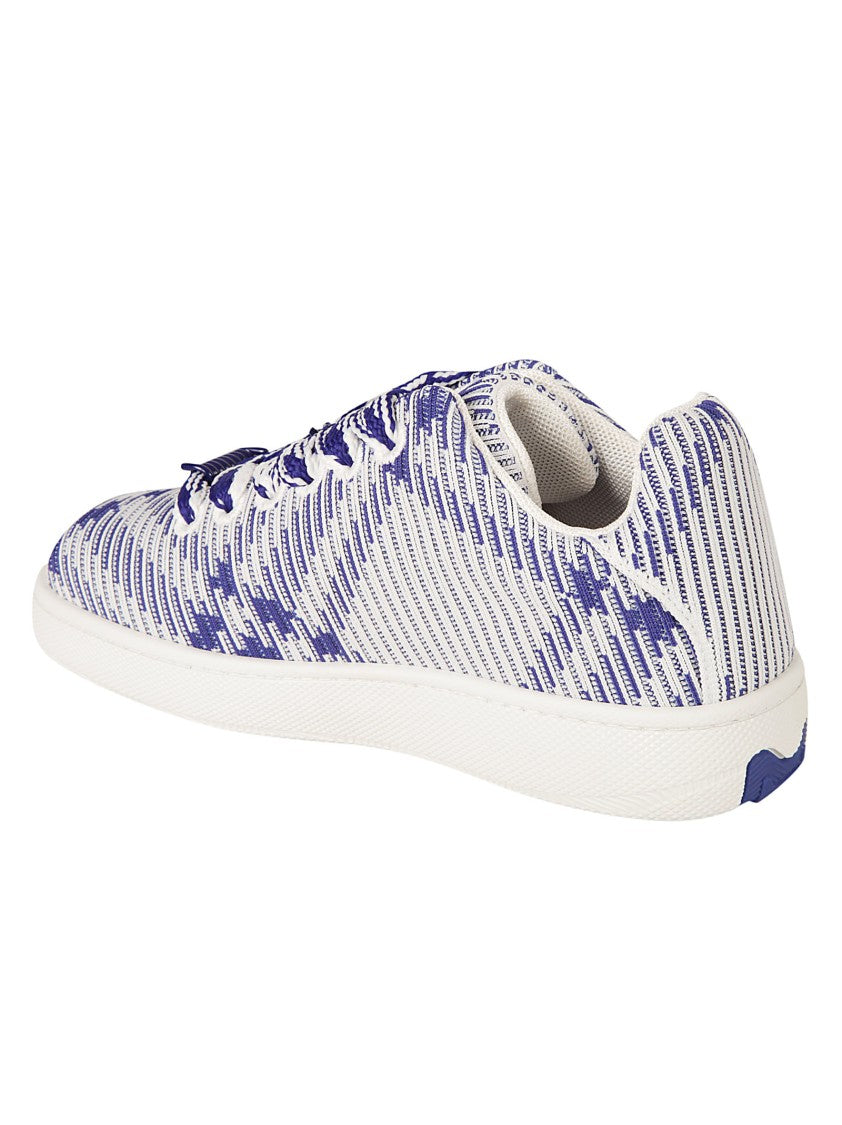 Textured Pattern Sneakers With Dynamic Print