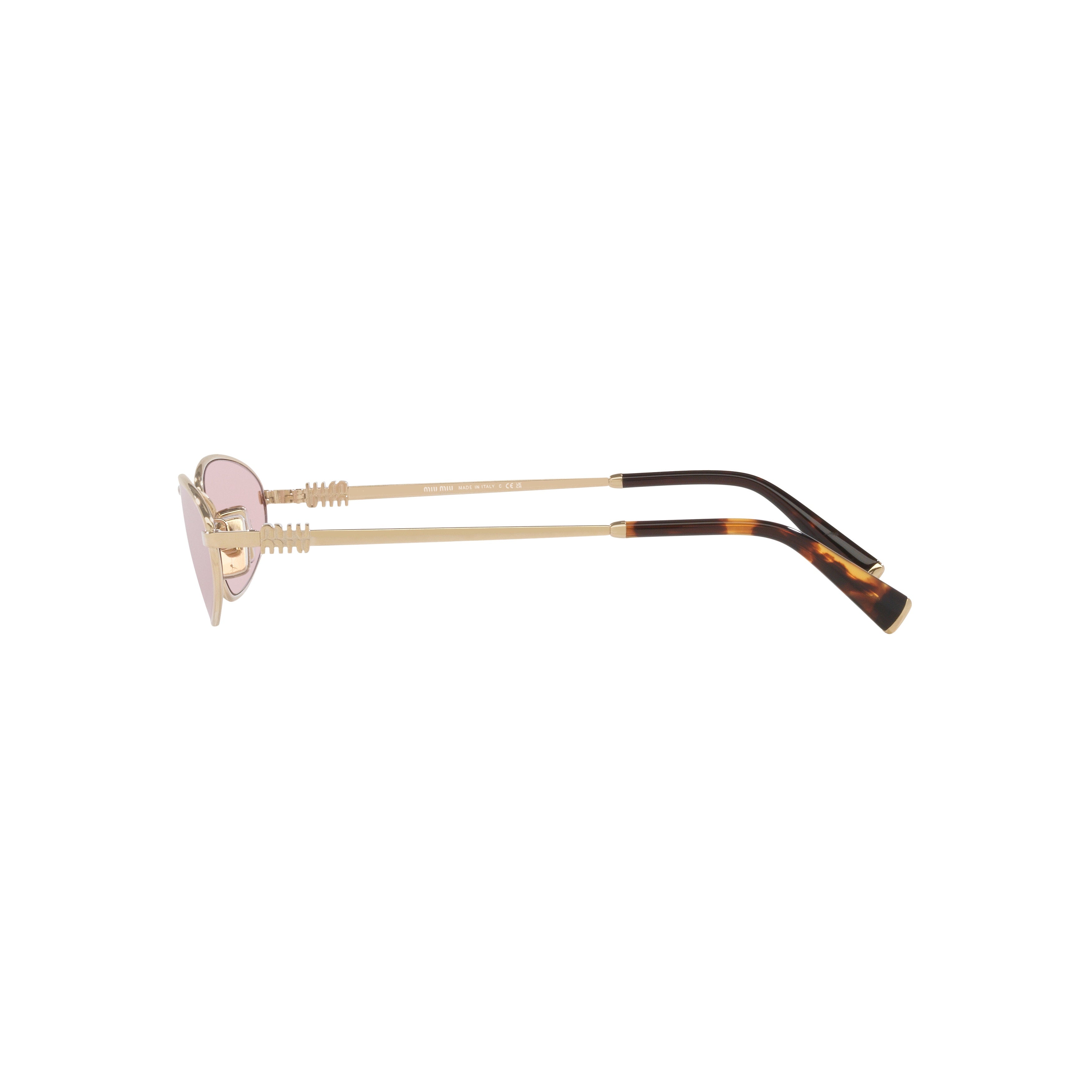 0mu A52s Narrow Oval Frame Sunglasses