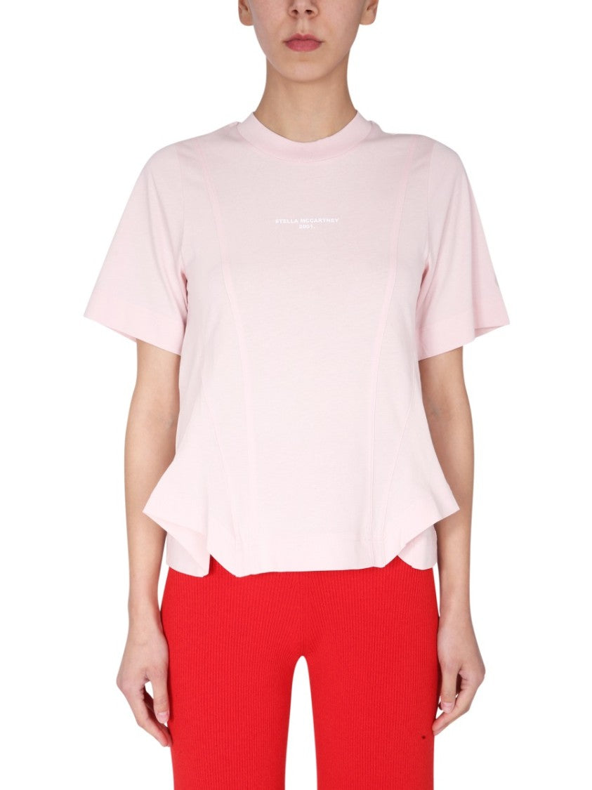 Soft Pink Crew Neck T-Shirt