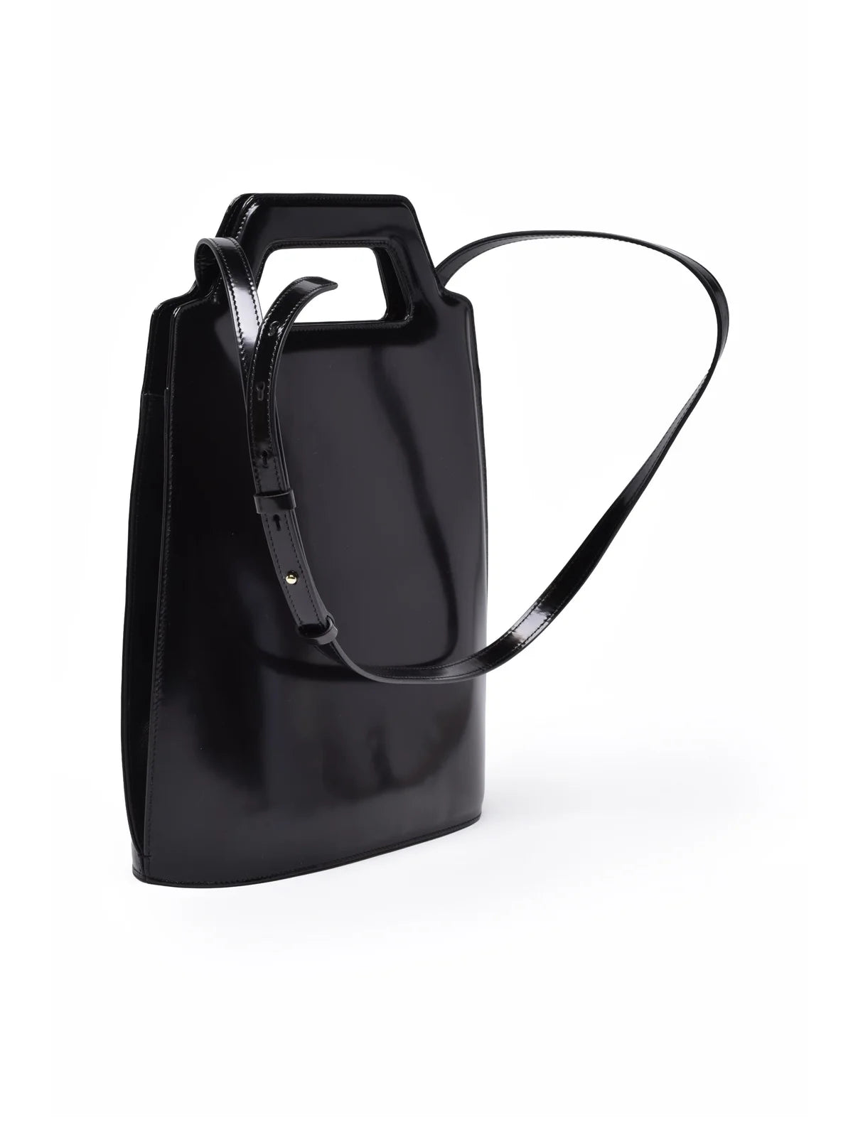 Wanda Hand Bag Leather - Black