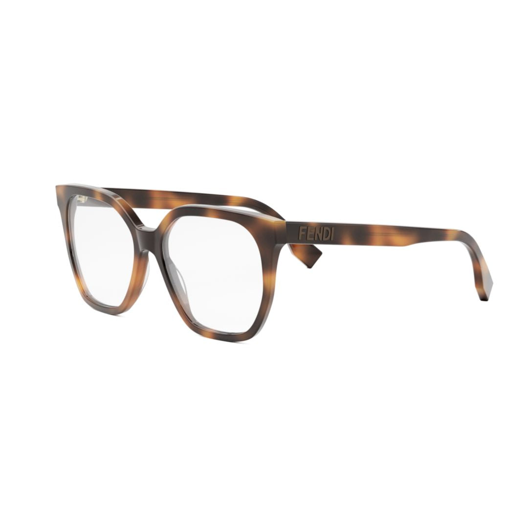 Fe50087i Oversized Tortoiseshell Square Frame Sunglasses