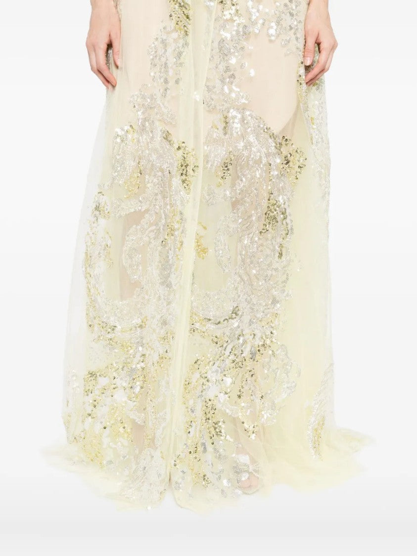 Embroidered Long Dress