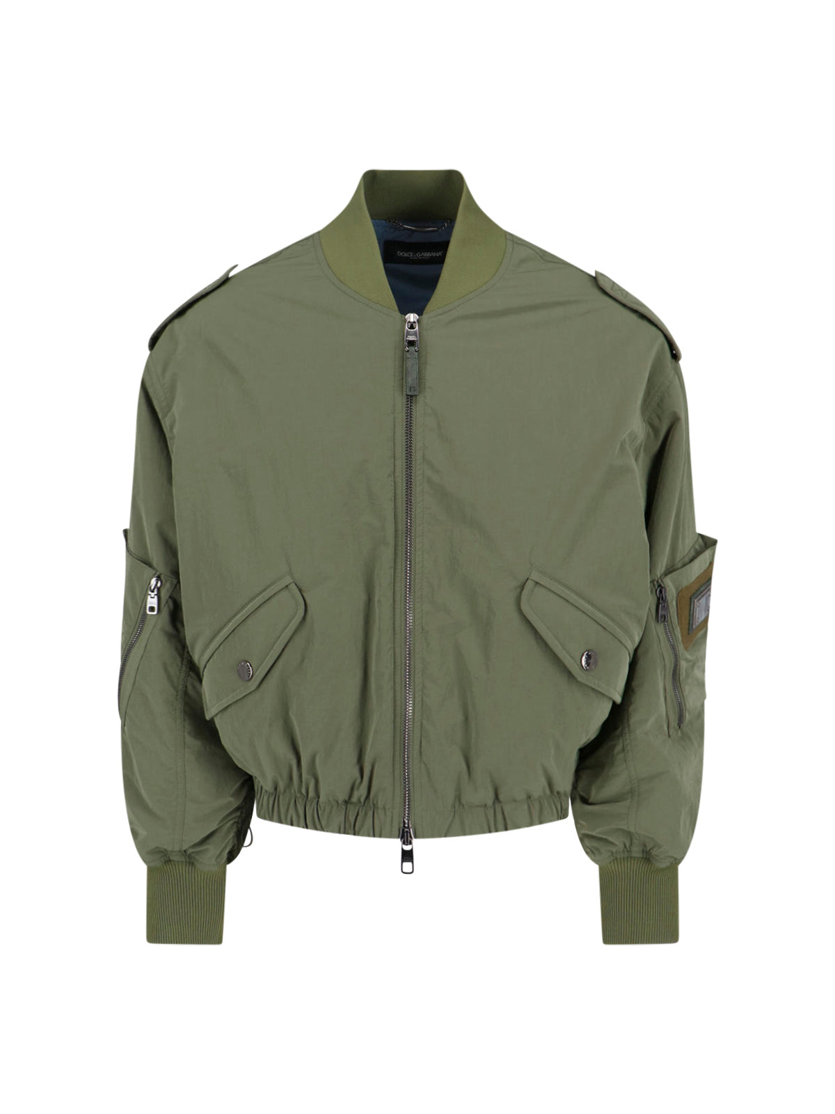 Logo Bomber Jacket – Green