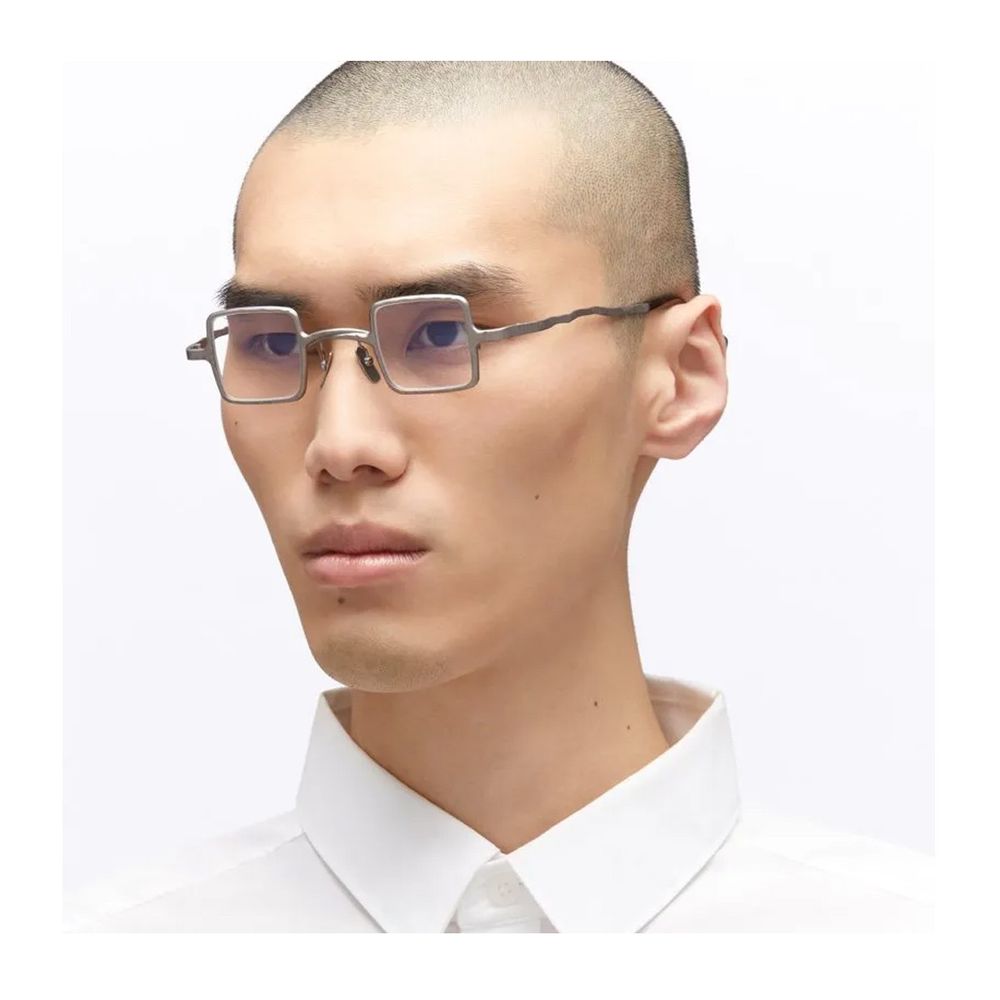 Mask Z21 Micrometal Z Square Silver Matte Sunglasses