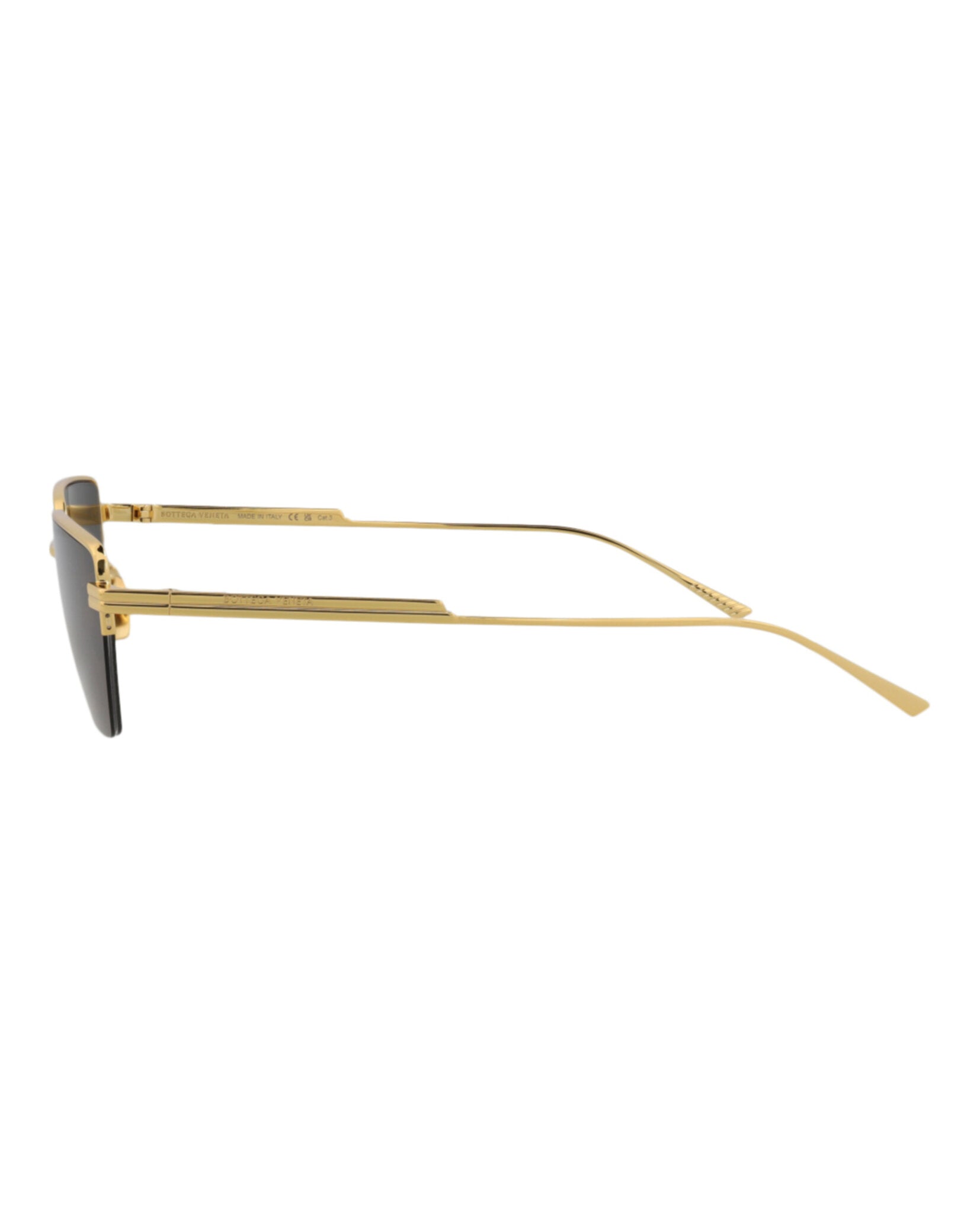 Square-Frame Metal Sunglasses
