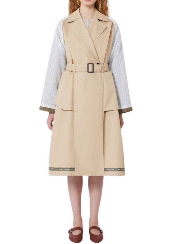 Canasta Cotton Gabardine Trench Coat