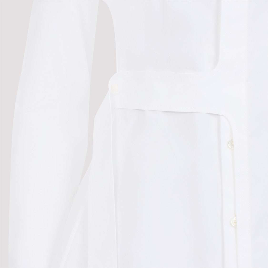 Tailored Wrap Shirt With Silhouette