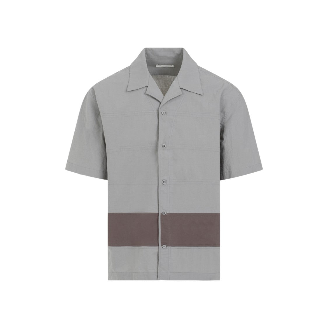 Grey Cotton Barrel Shirt