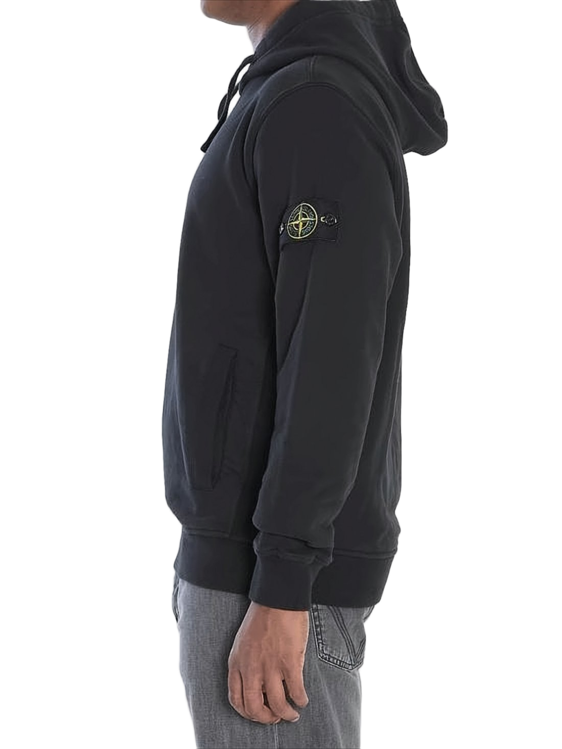Relaxed Fit Black Hoodie with Subtle Logo