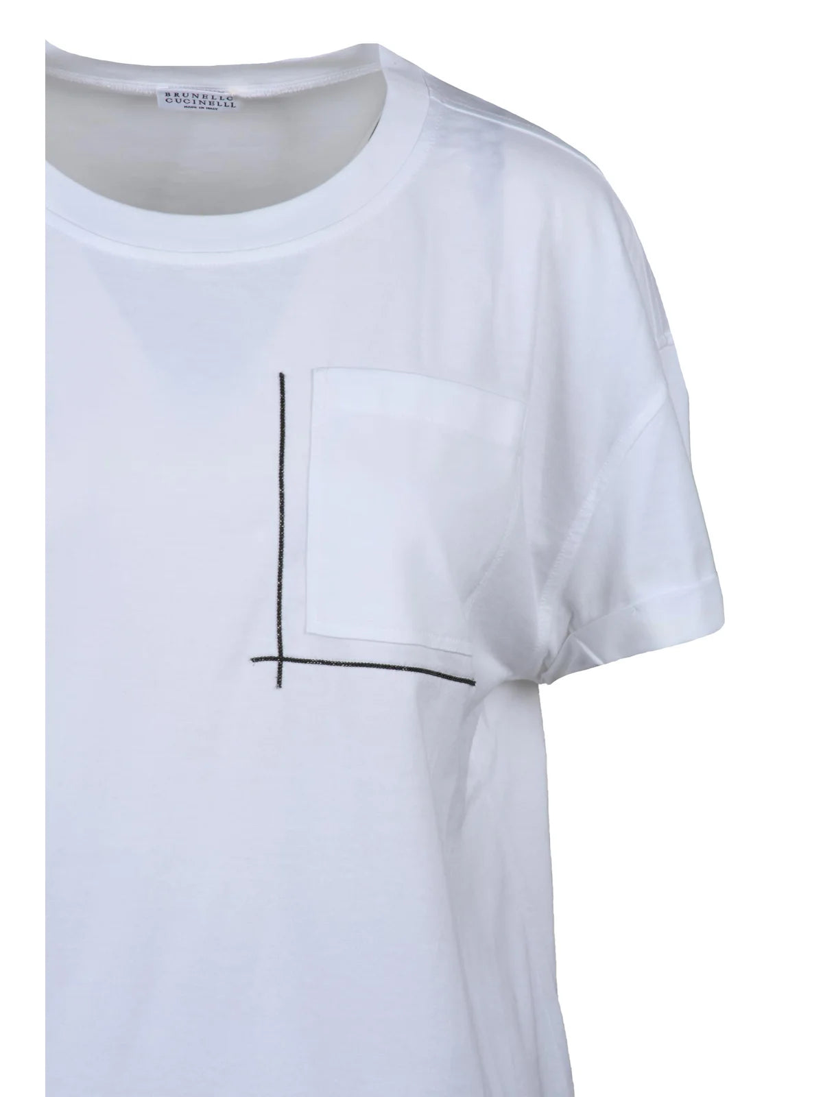 White Cotton Women T-shirt