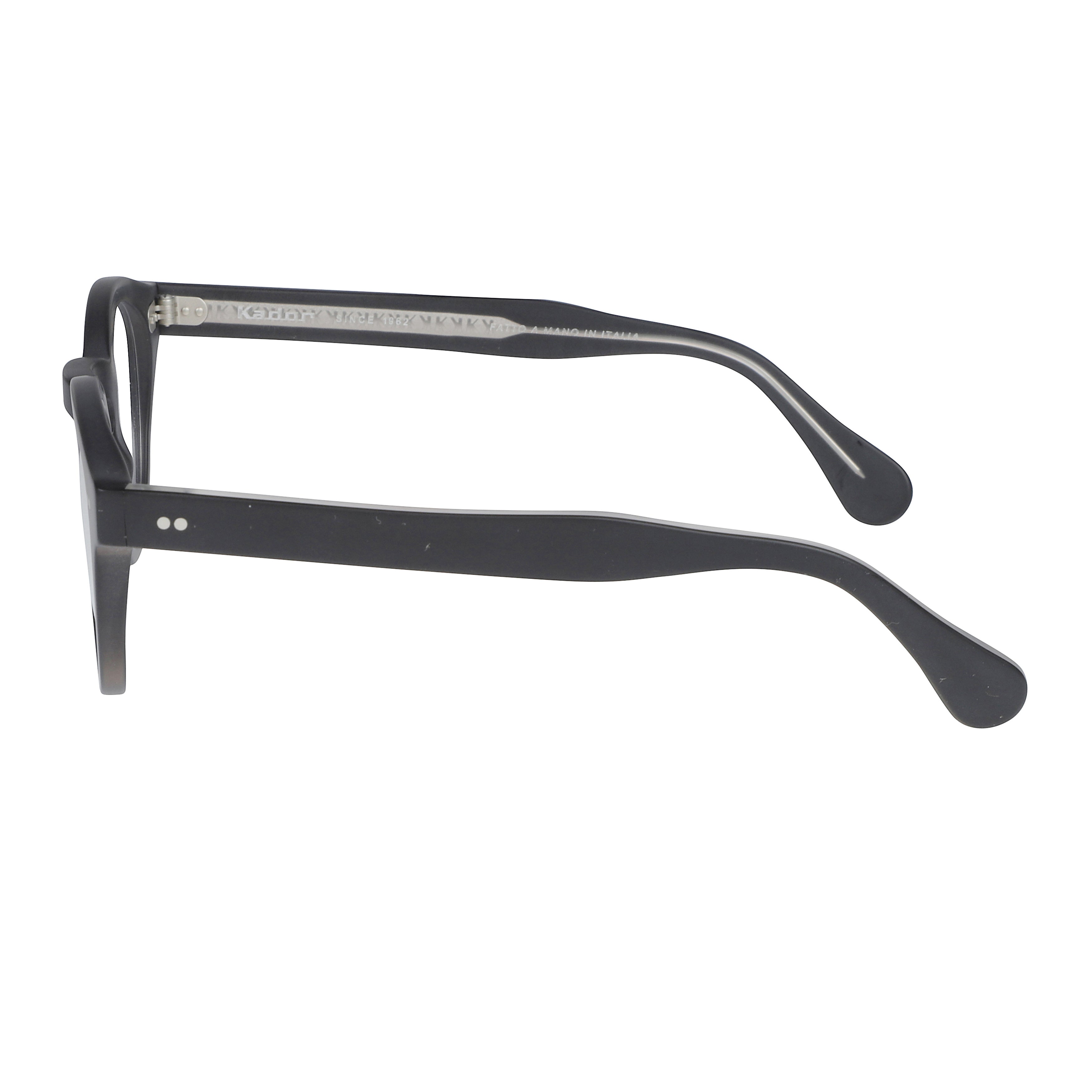 Tony-K Classic Round Frame Sunglasses with Keyhole Bridge