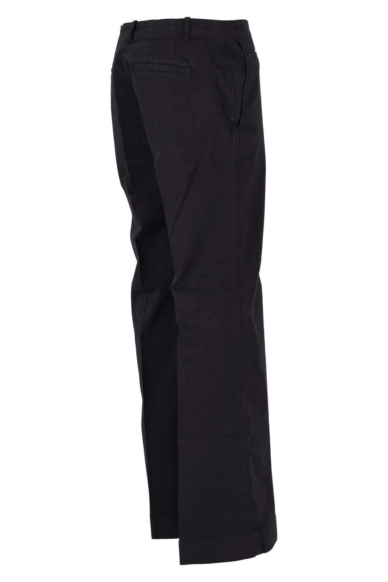 Full-Length Tailored Pants With Flat Front Design