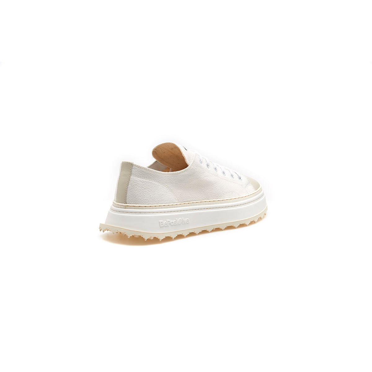 Canvas Leather Low Sneakers
