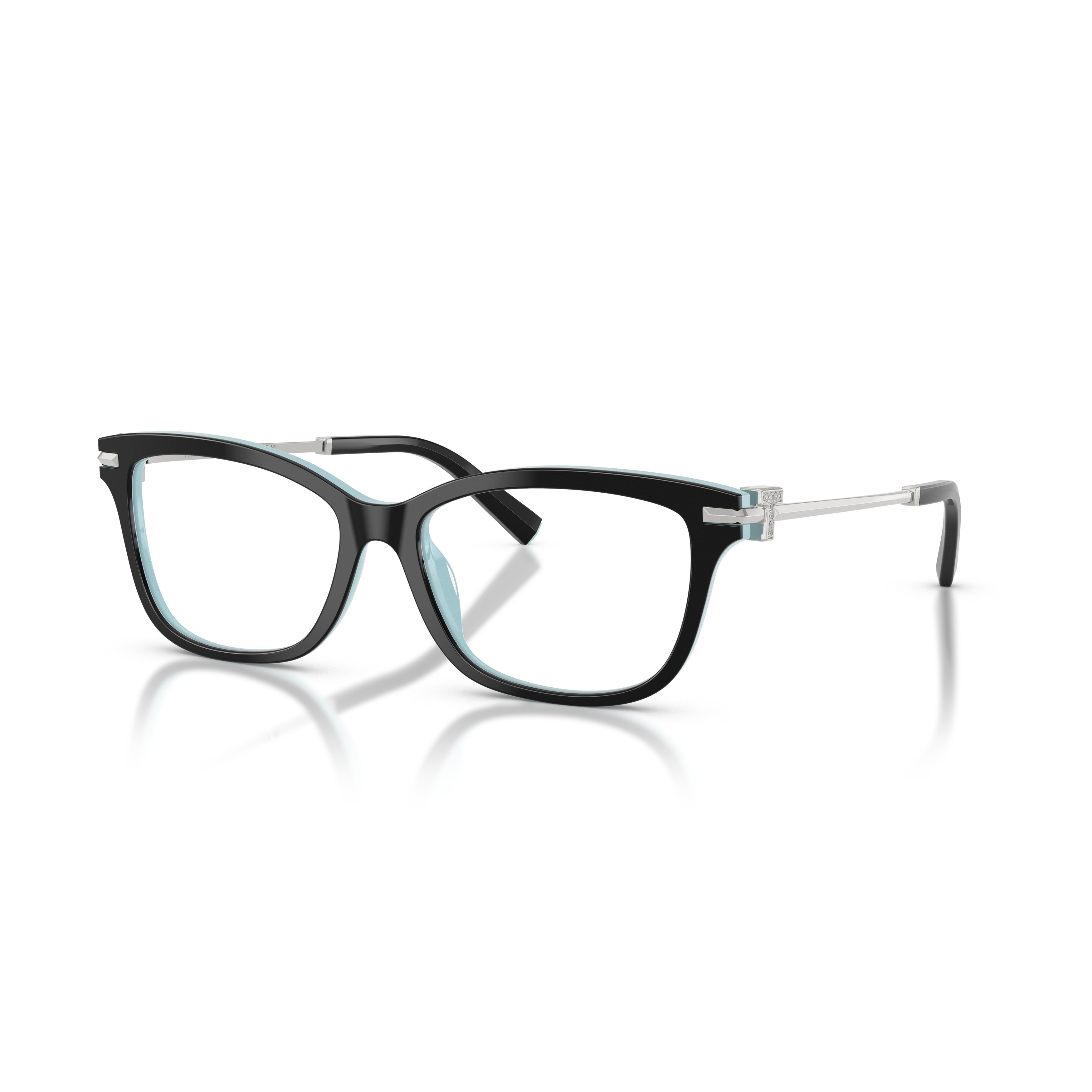 0tf2288b Rectangular Eyeglasses with Dual-Tone Acetate Frame
