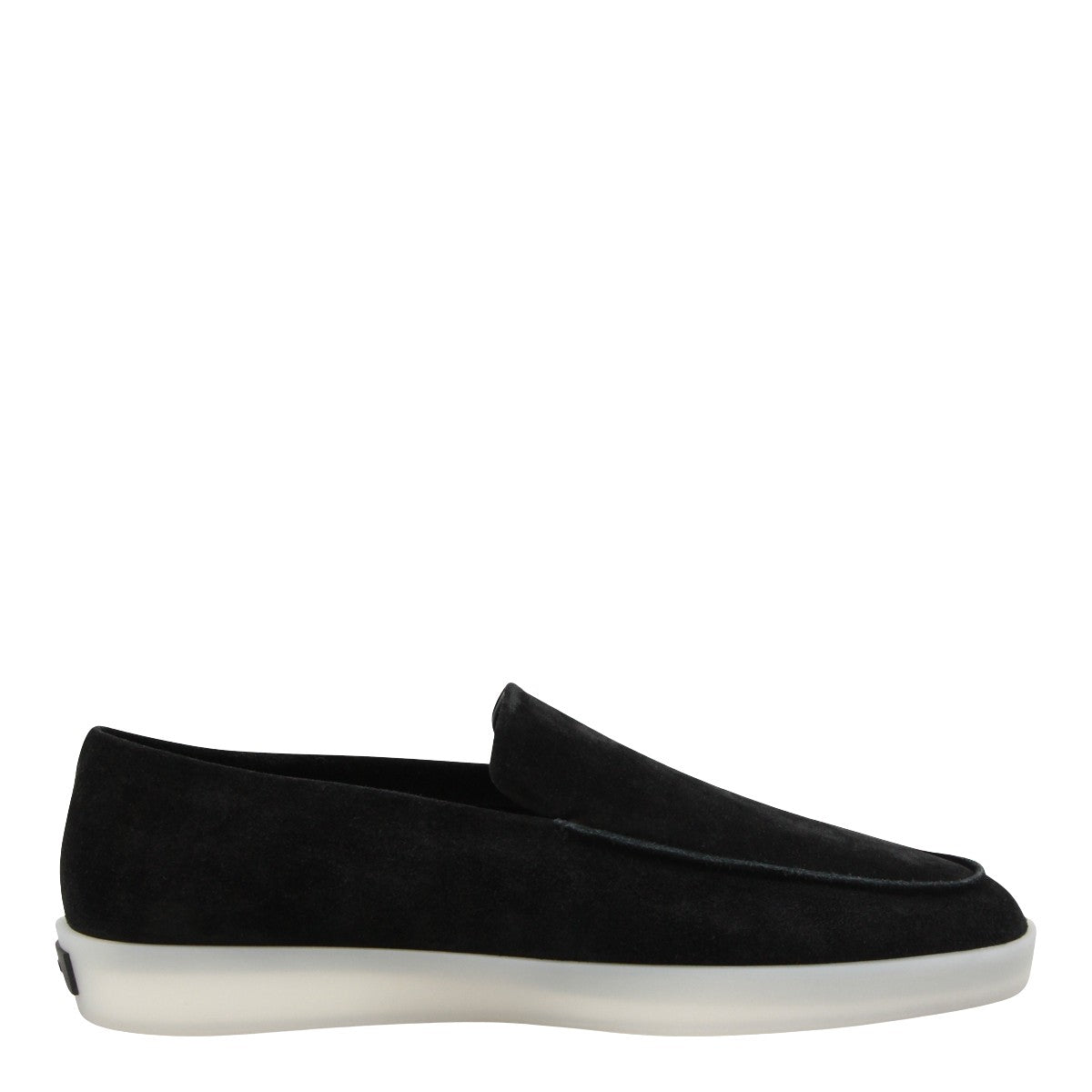 Black Suede Slip-On Sneakers