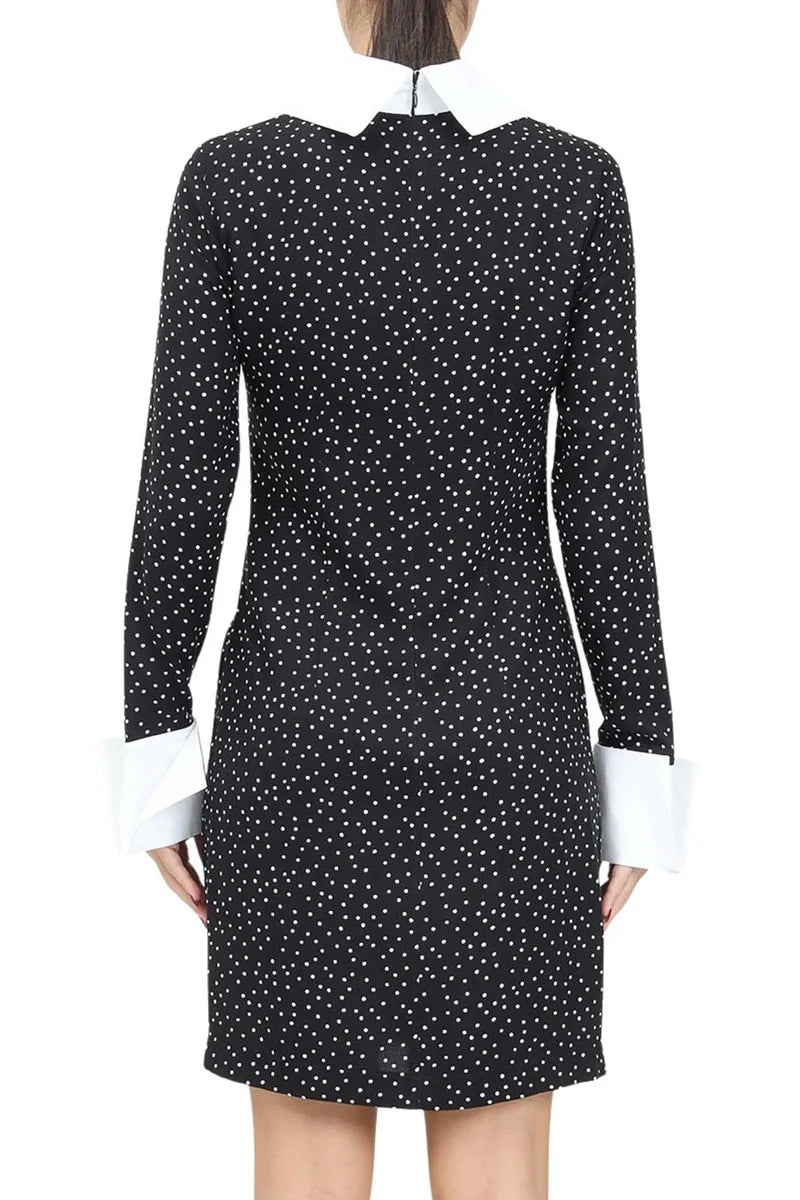 Short Dress - Black/White