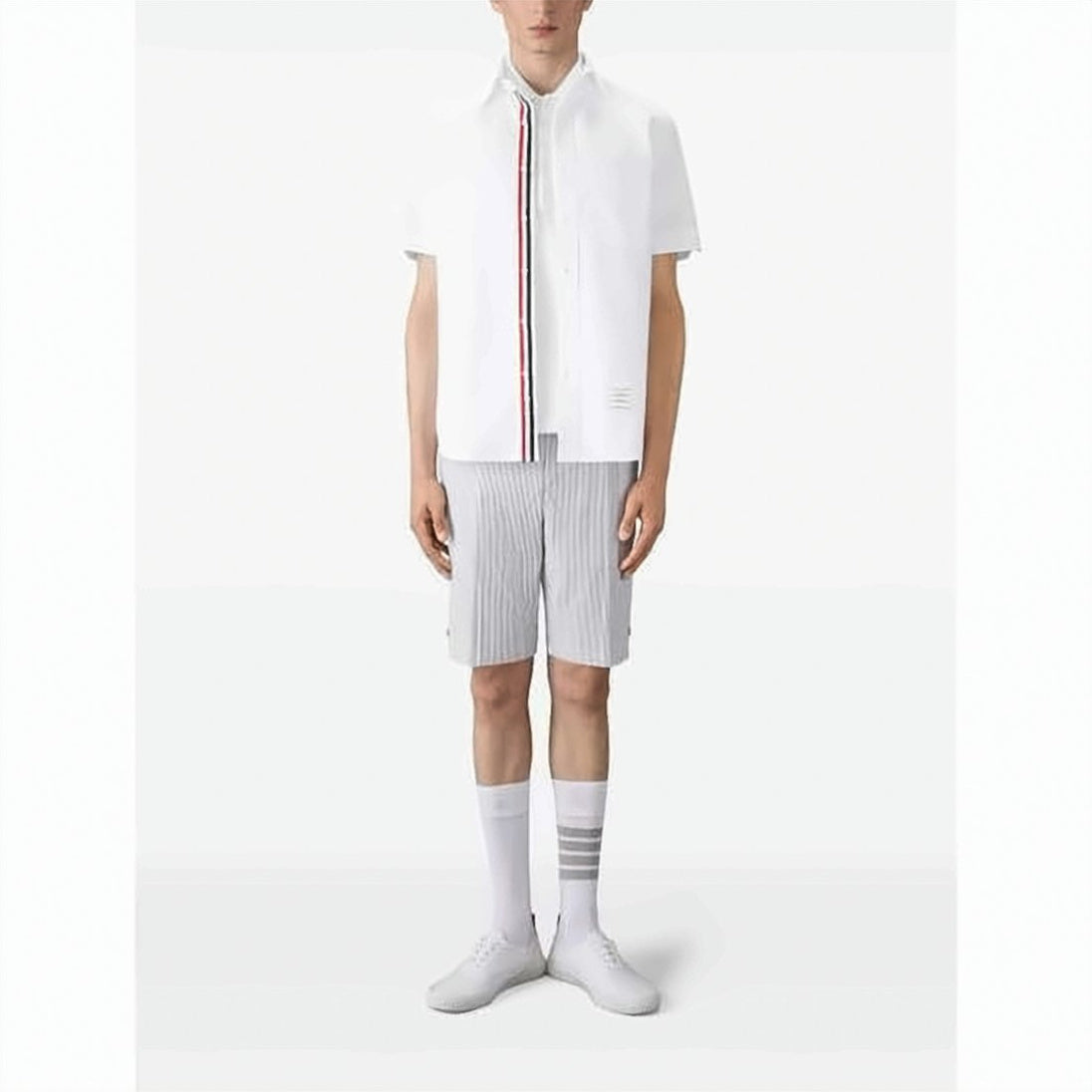 Piqué Cotton Short-Sleeve Polo Shirt