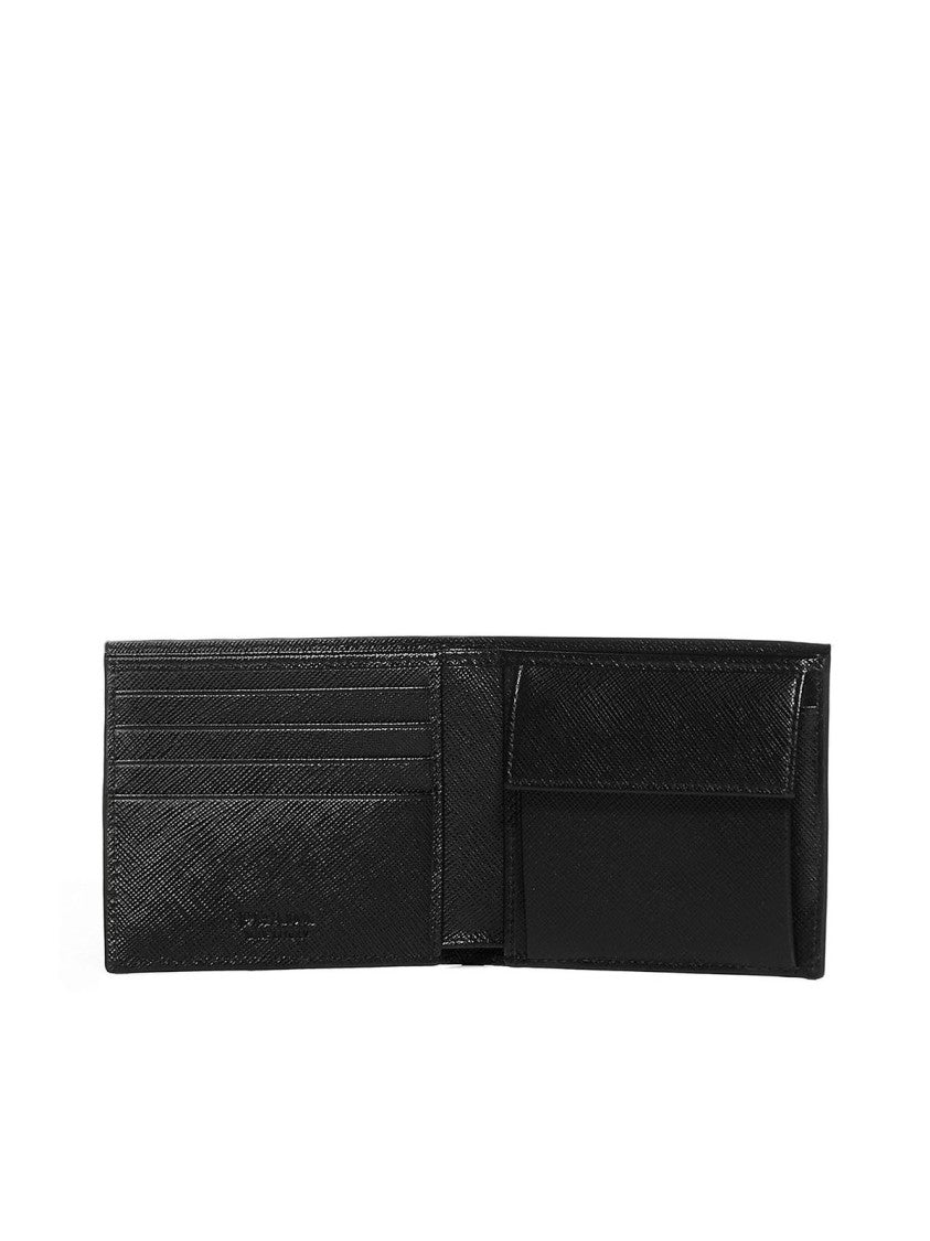Textured Calf Leather Bifold Wallet
