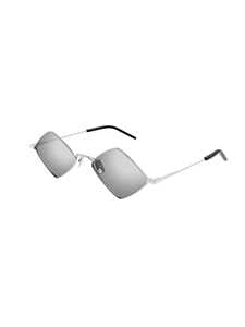 Diamond-Shaped Lens Metal Frame Sunglasses