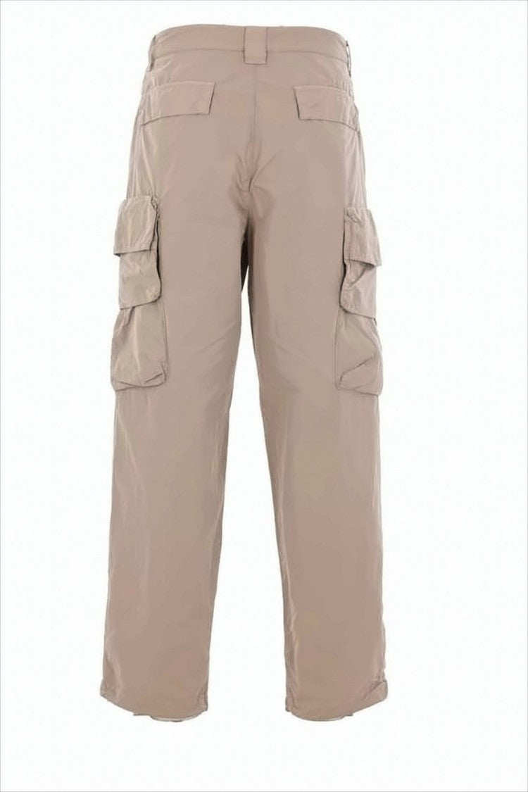 Cropped Straight Pants with Utilitarian Flap Pockets