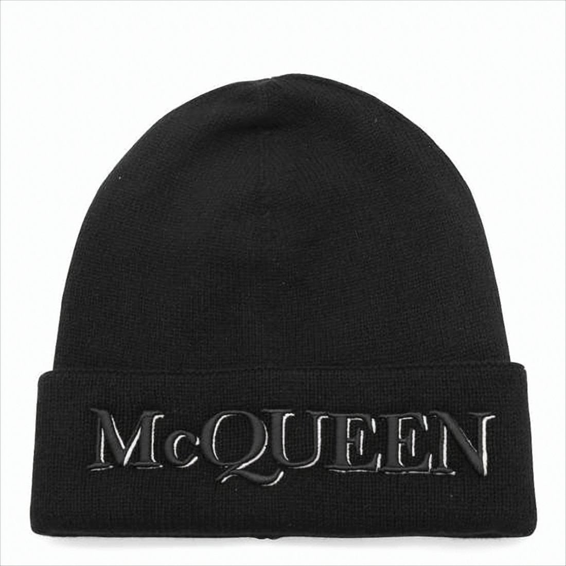Knit Beanie with Embroidered Logo Detail