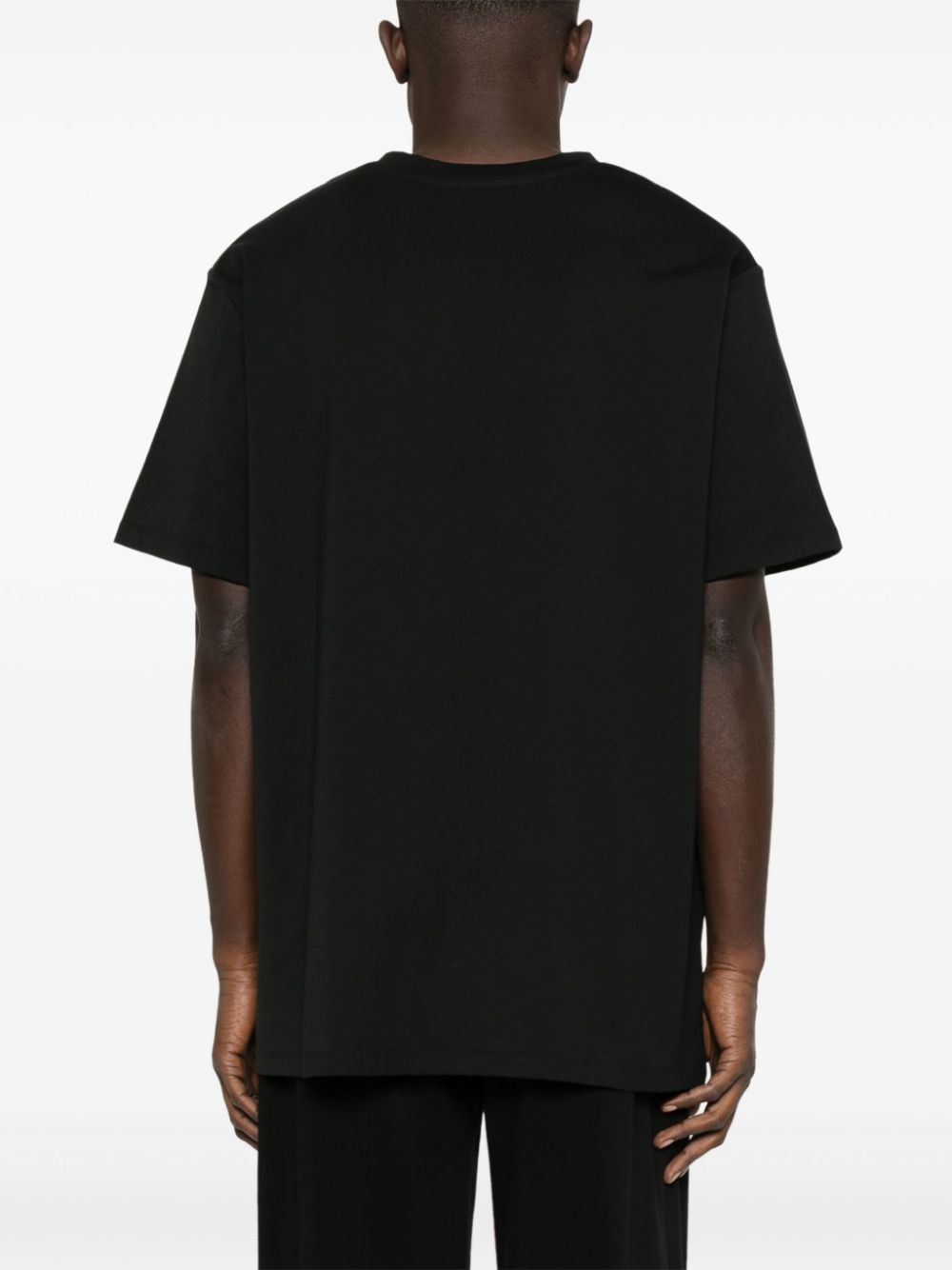 Relaxed Fit Black Crew Neck T-Shirt