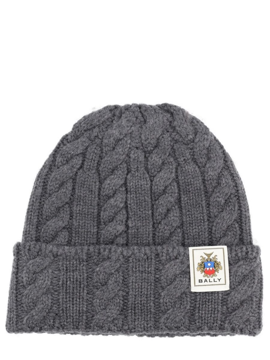 Cable Knit Beanie with Textured Design