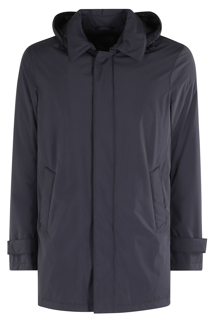 Long-Sleeved Herno Jacket With Hood