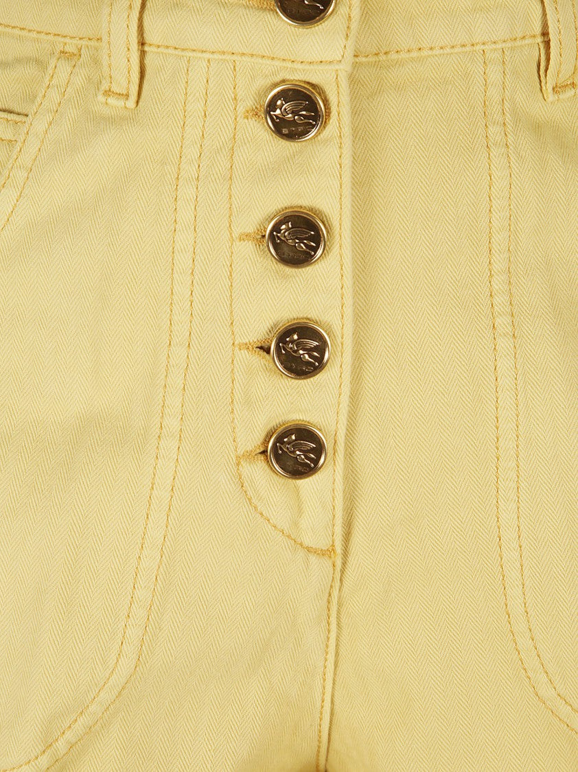 High-Waisted Trousers With Wide-Leg Silhouette