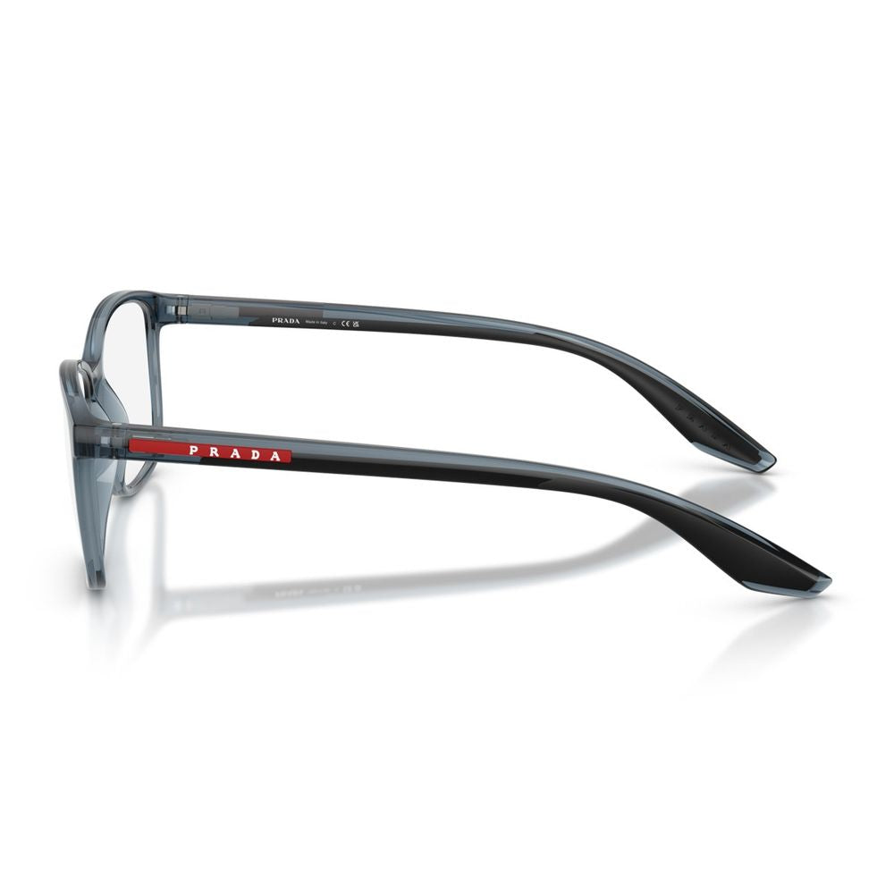 Ps 07Rv Transparent Light Blue Rectangular Sunglasses