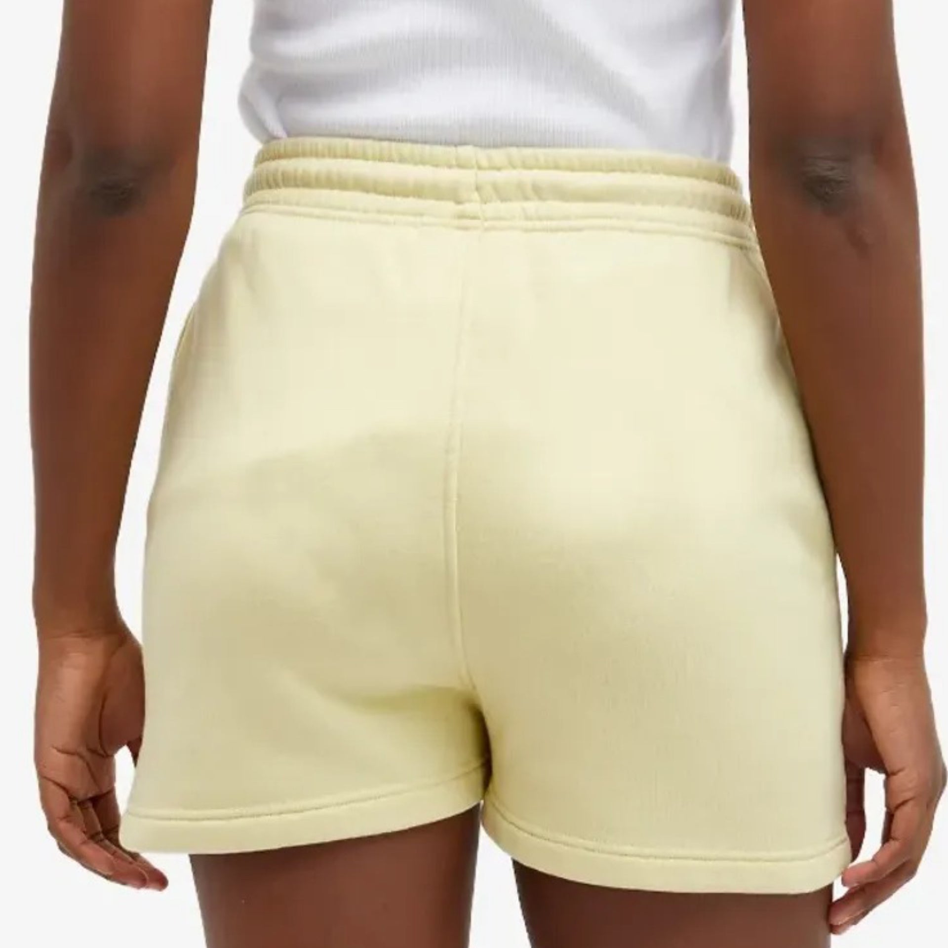 Relaxed Fit Cotton Shorts With Elastic Waistband And Embroidered Detail