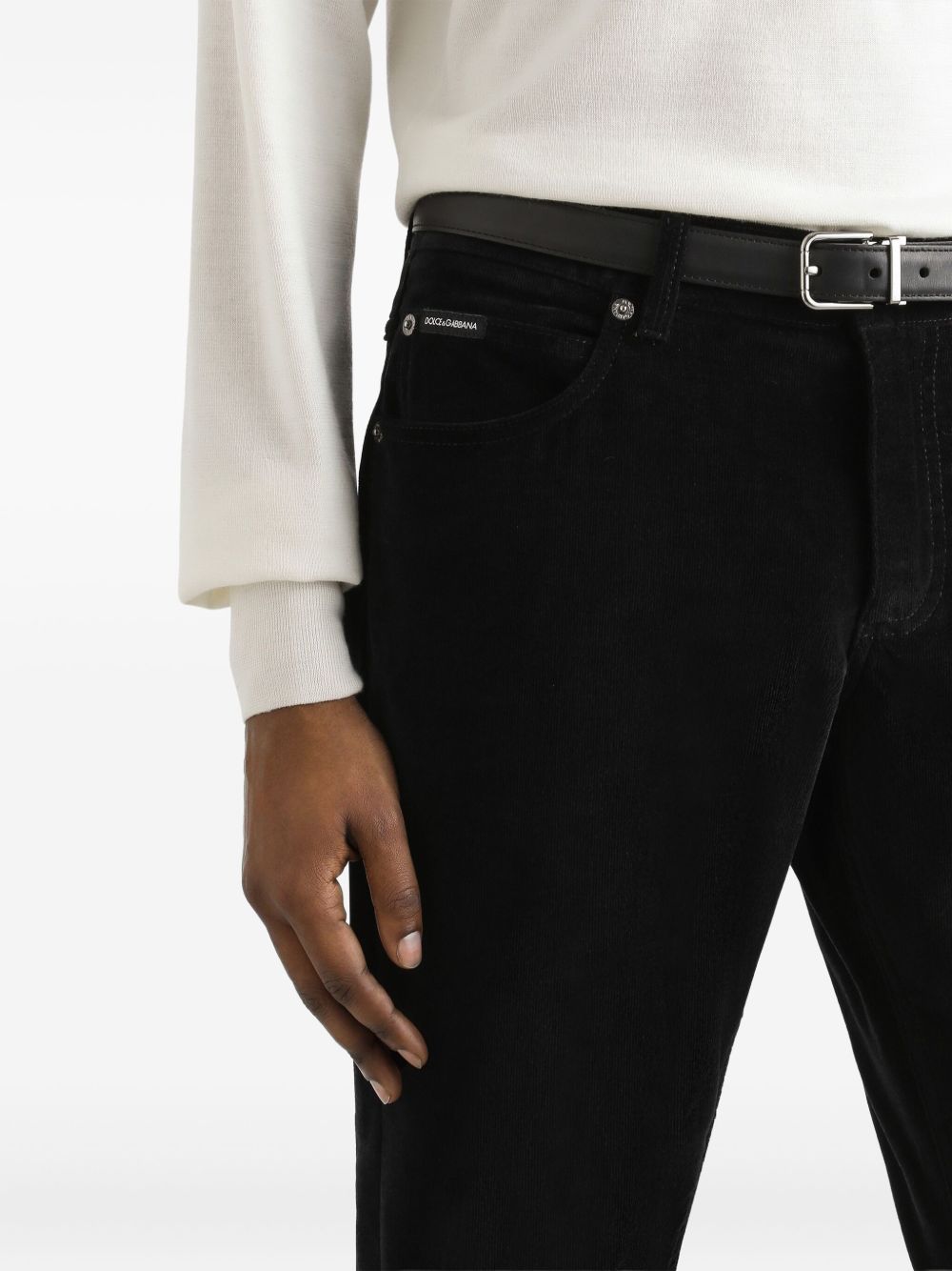 Regular-Fit Knit Trousers