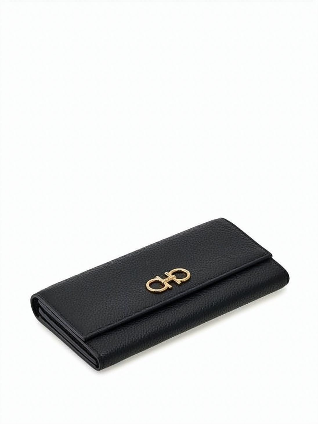Textured Calfskin Long Wallet