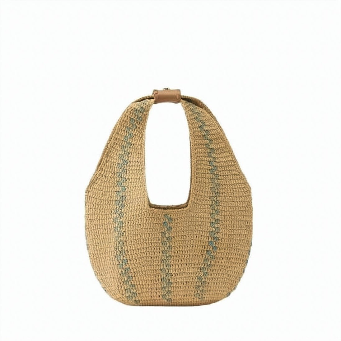 Woven Raffia Shoulder Bag