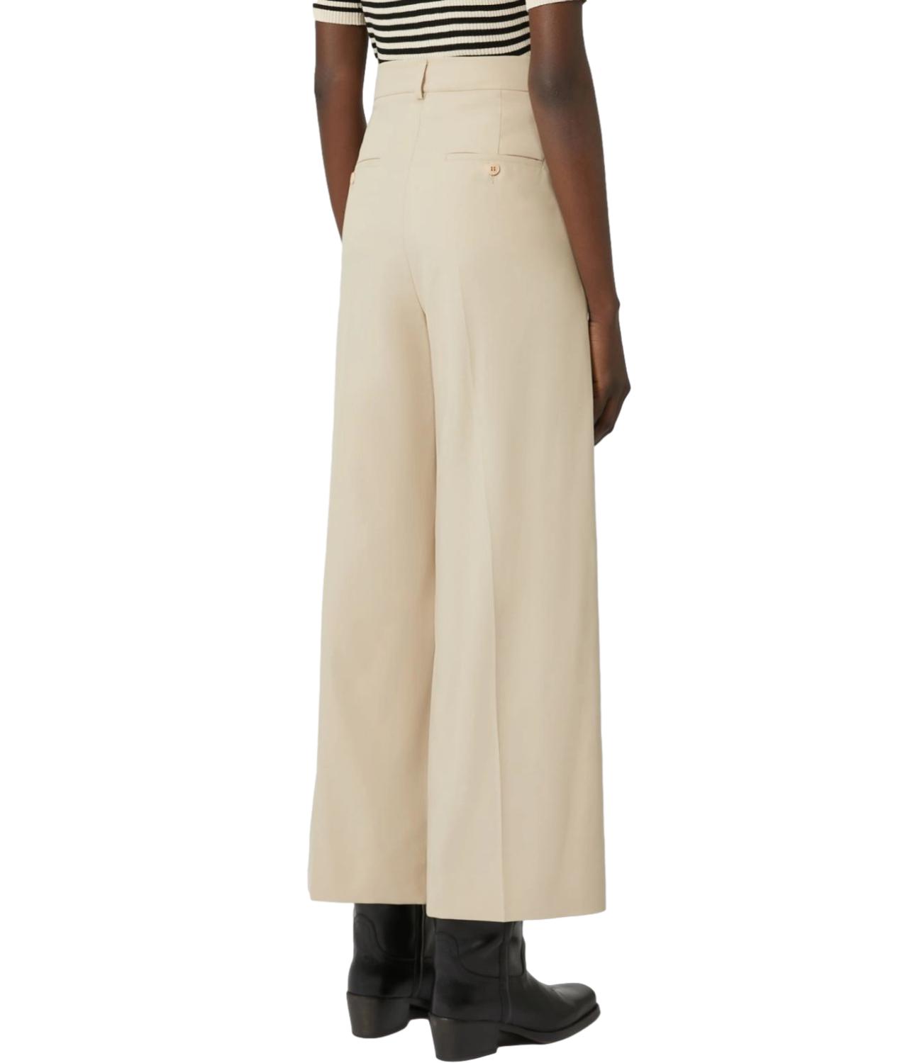 Wide-Leg Trousers With High Waist