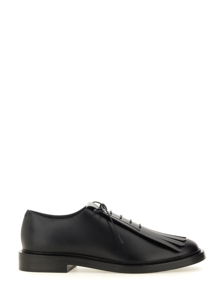 Polished Calf Leather Derby Shoes