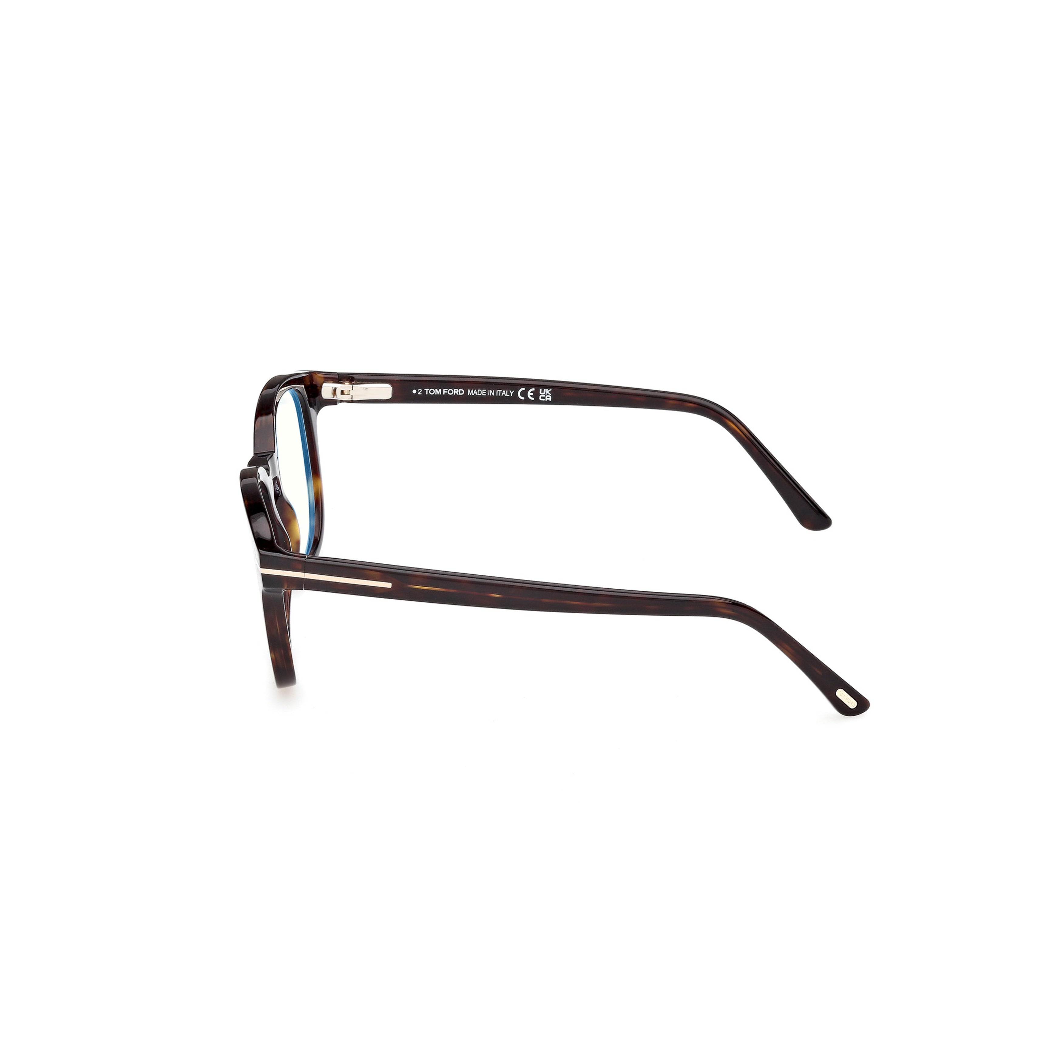 Ft5532-B Tortoiseshell Acetate Square Frame Eyeglasses