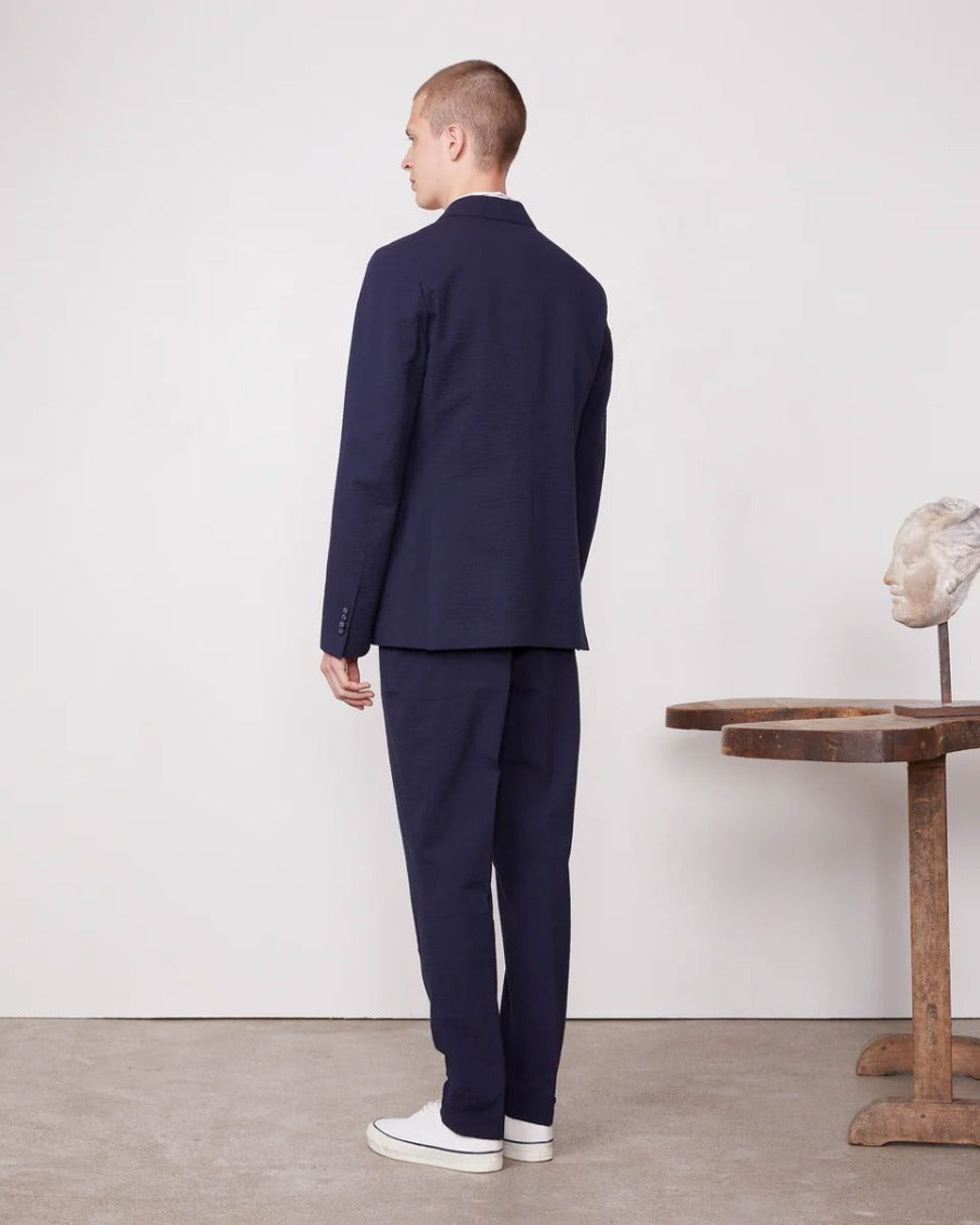 Double-Breasted Jacket With Notch Lapels