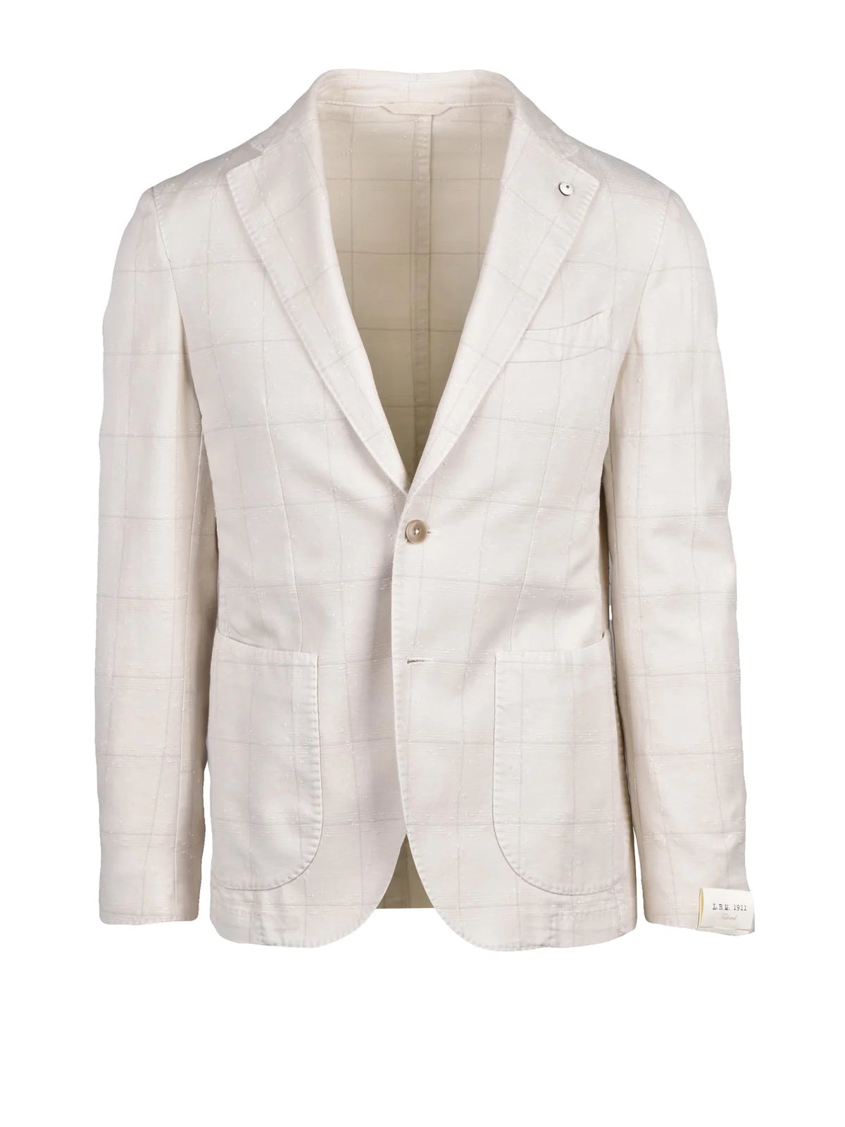 Cotton Linen Polyamide Jacket - White