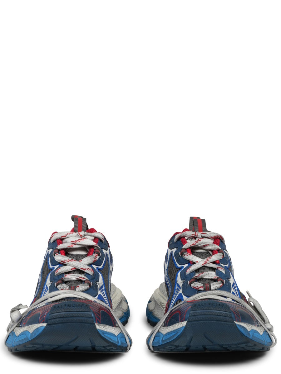 Chunky Multi-Layered Sneakers With Bold Accents
