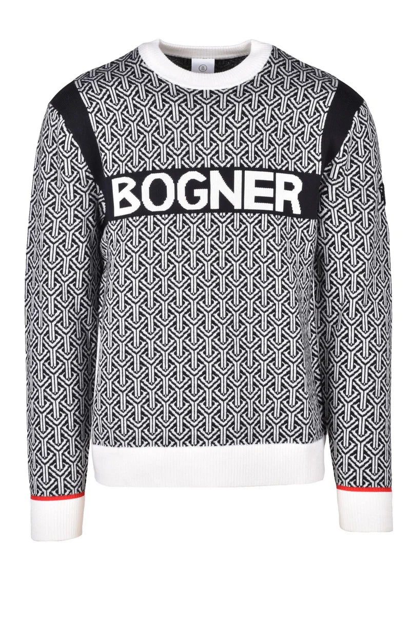 Crewneck Sweater - Black/White